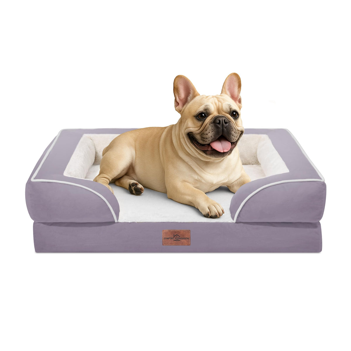 Comfort Expression Waterproof Orthopedic Dog Bed for Medium Size Dog