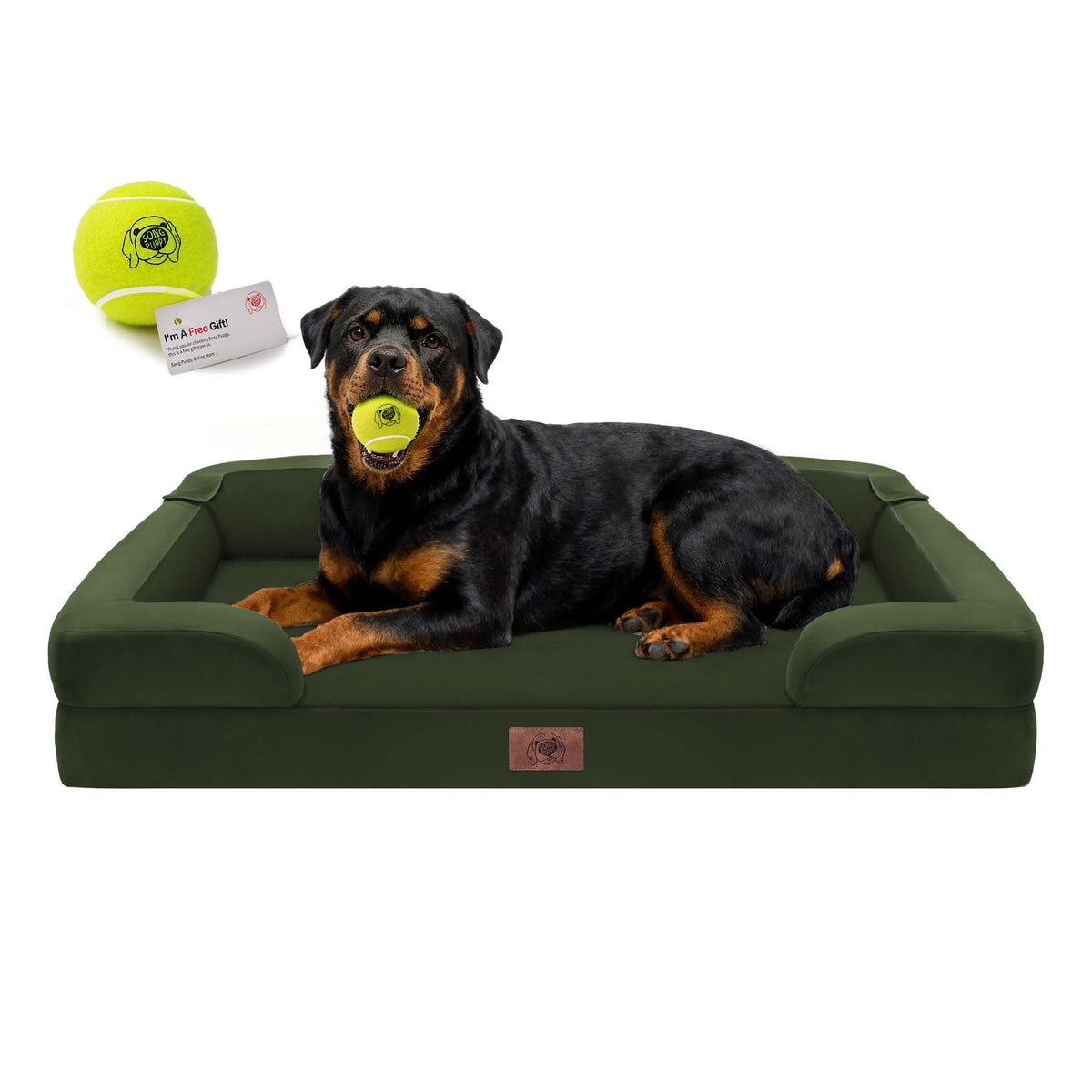 Song Puppy Waterproof Orthopedic Dog Bed for Extra Large Sized Dogs