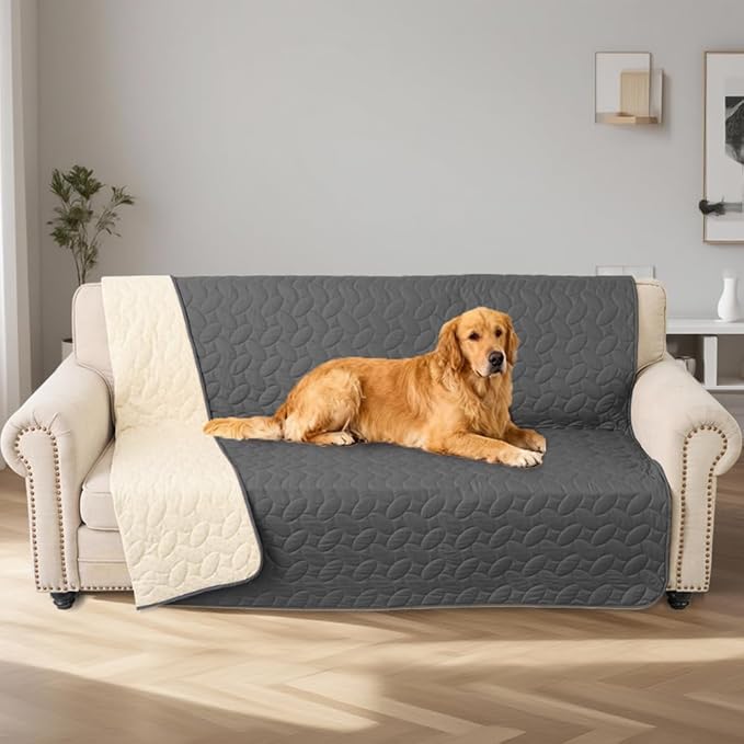 Ameritex Pet Bed Cover Dog Bed Blanket for Sofa and Furniture Waterproof New Pattern Design (30x70 Inch, Dark Grey)