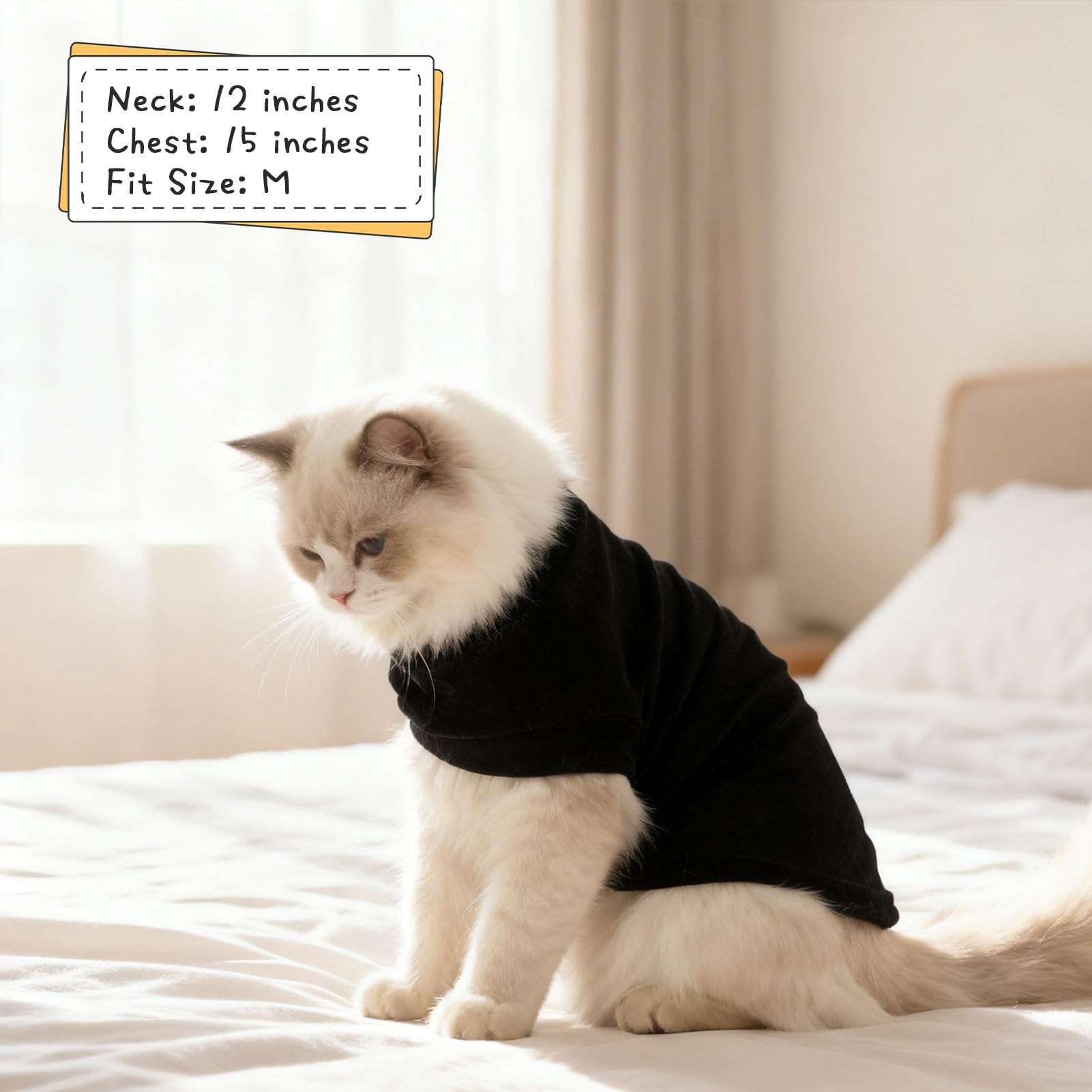 EXPAWLORER Cat Sweater Warm Fleece Pet Clothes for Cats Only