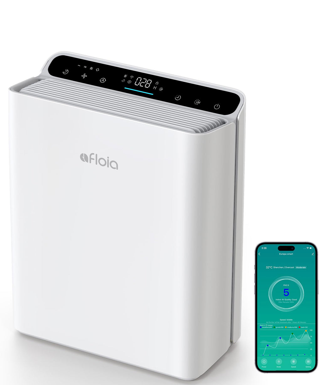 Afloia Smart Air Purifier for Home Large Room, Covers up to 2000 Sq Ft
