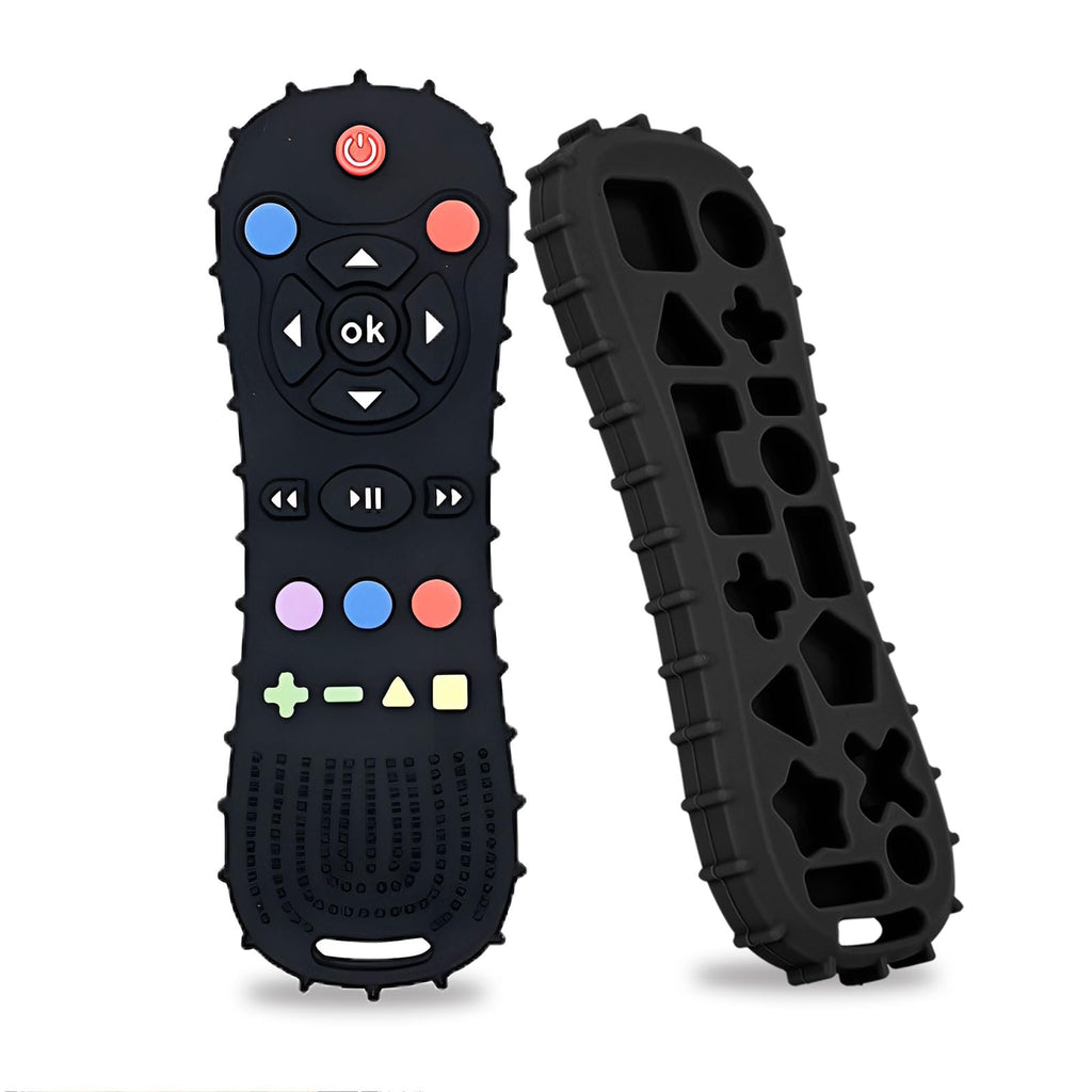 Natural Teething Rubber Chew Toys for Dogs - Stuffable Dog Toy for Extended Playtime - Chew & Fetch Toy for Puppies - for Small Puppies Tough Dog Toys for Aggressive Chewers Small Breed (Black)
