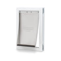 PetSafe Freedom Aluminum Pet Door, Dogs & Cats Under 15 lbs, Small, White