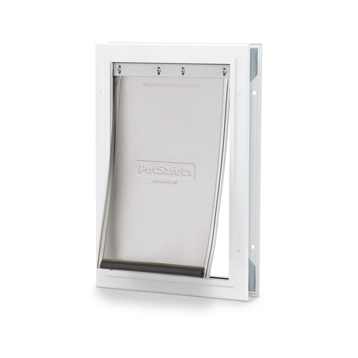 PetSafe Freedom Aluminum Pet Door, Dogs & Cats Under 15 lbs, Small, White
