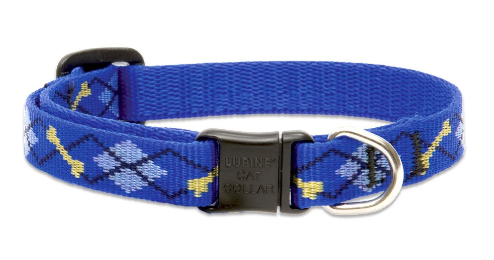LupinePet Originals 1/2" Wing It Cat Safety Collar, 8-12"