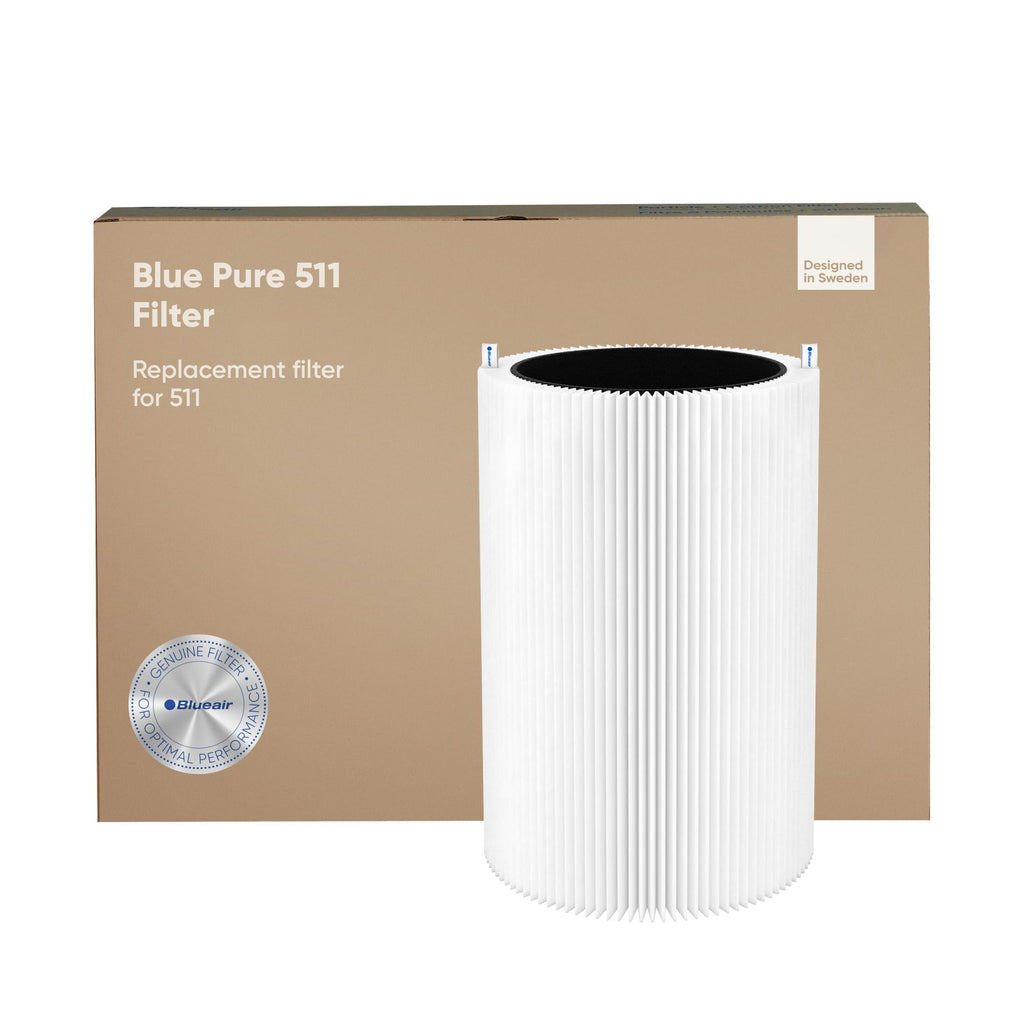 BLUEAIR Genuine Blue Pure 511 Replacement Filter for 511 Pure Air Purifiers - AHAM Certified, HEPASilent Dual Filtration, Removes 99.97% of Particles & Odors, Genuine Carbon Filter