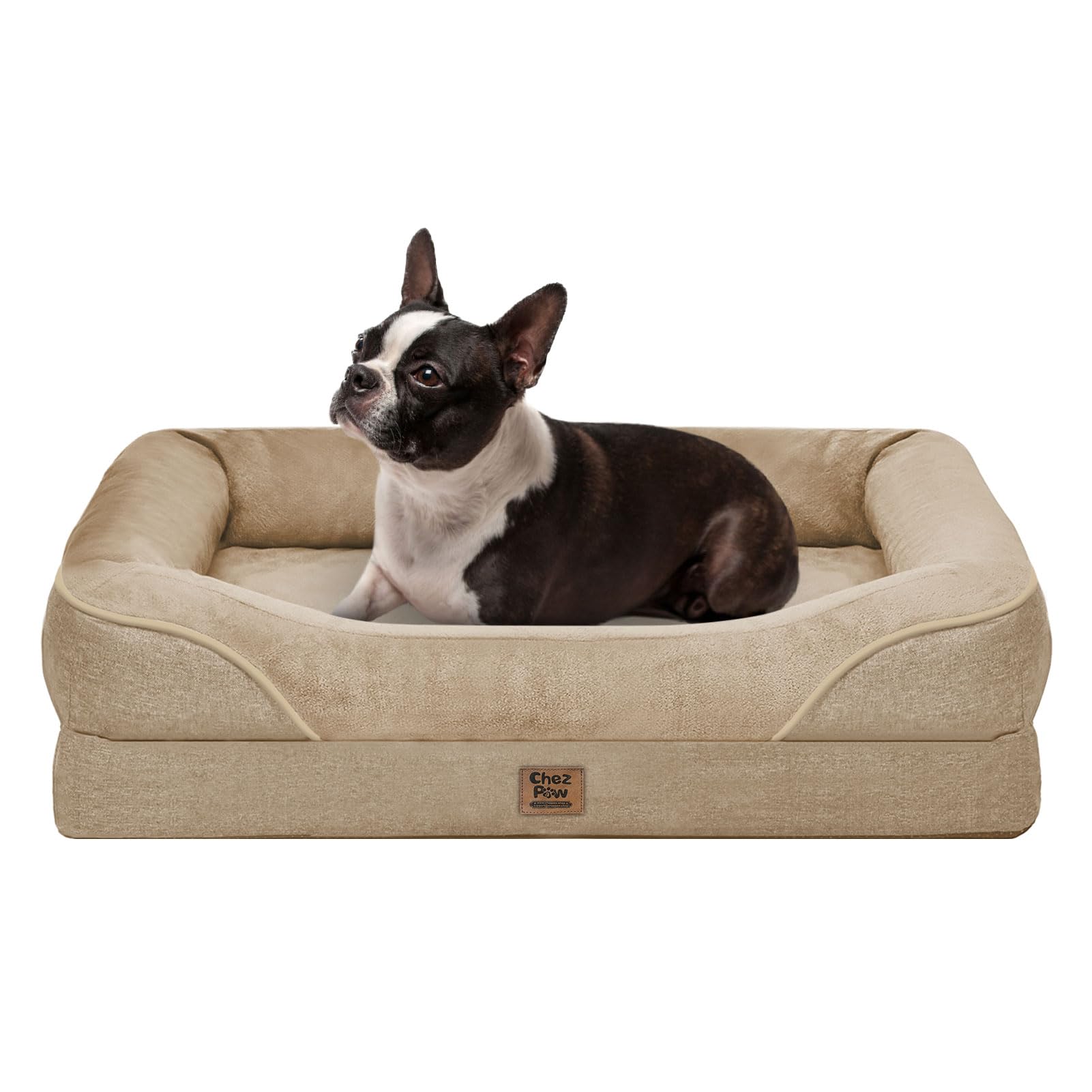 Chez Paw Orthopedic Waterproof Dog Bed for Medium and Large Dogs