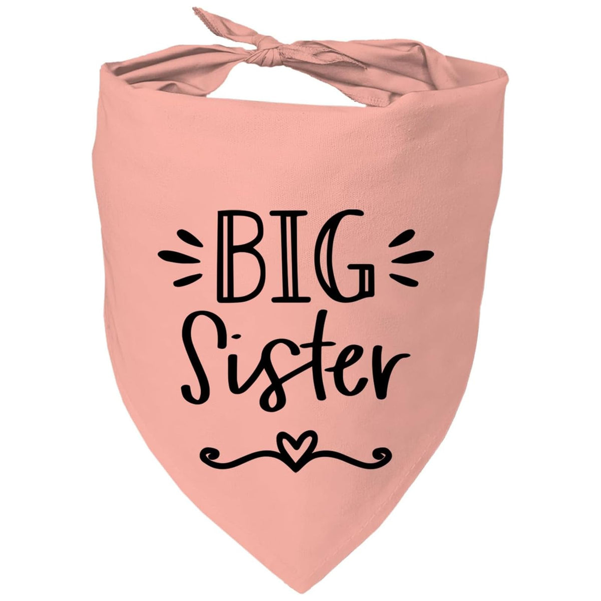 Baby Security Dog Bandana - Pregnancy Reveal Accessory for Dogs (Black)