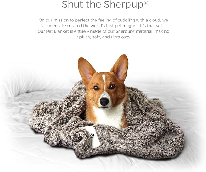 Pet Parents Premium Pet Blanket - Water Resistant Dog & Cat Blanket, Perfect for Crates, Calming, Large, Medium & Small Dogs, Puppy Size: 50x60, Color: Slate