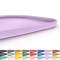 SMILOOL Waterproof Silicone Pet Food Mat with Raised Edge for Dog & Cat