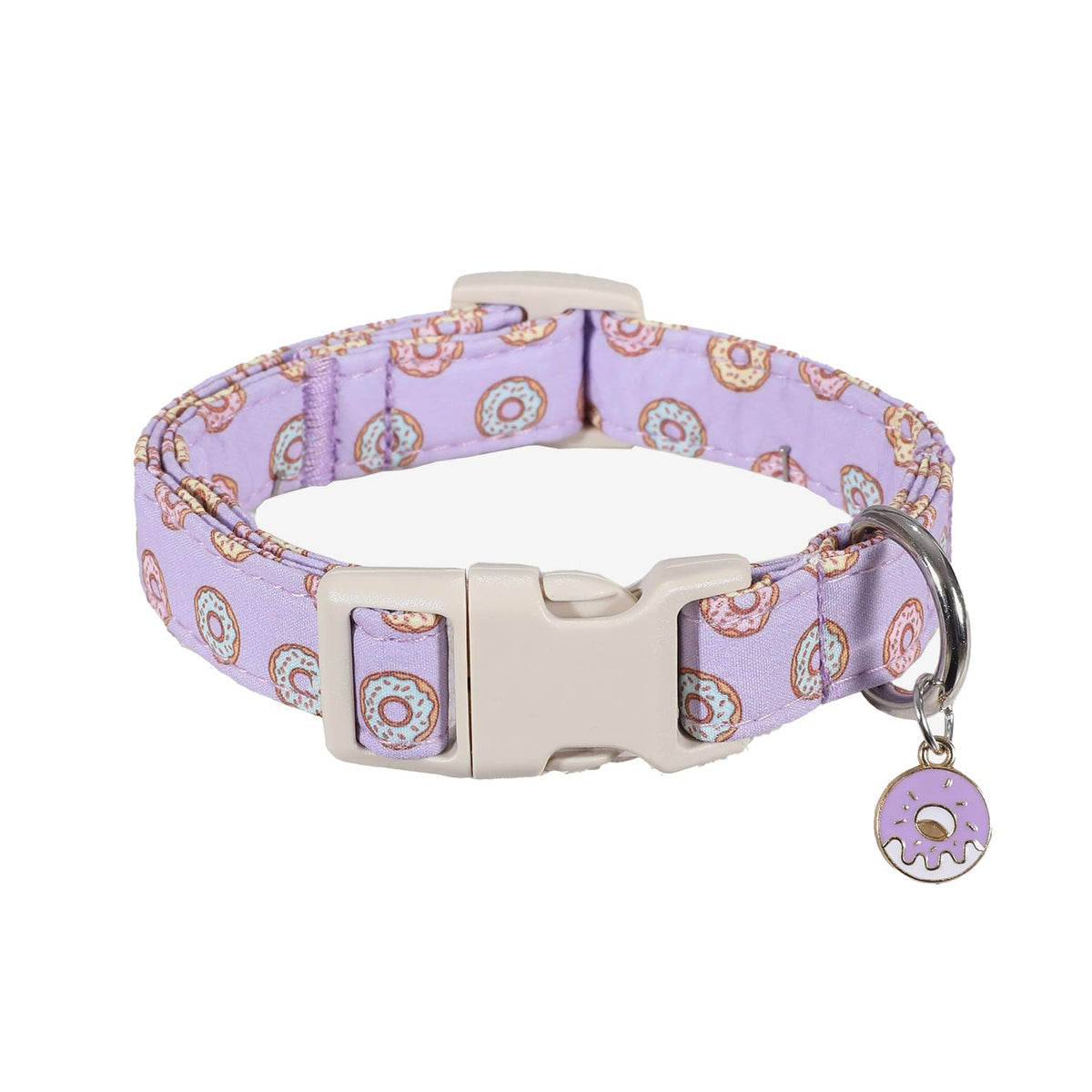 Britwicfr Green Dog Collar, Cute Spring Theme Dog Collar with Green Clover Print for Small Dogs, Small Puppy Collar for Girl Dogs & Boy Dogs, S