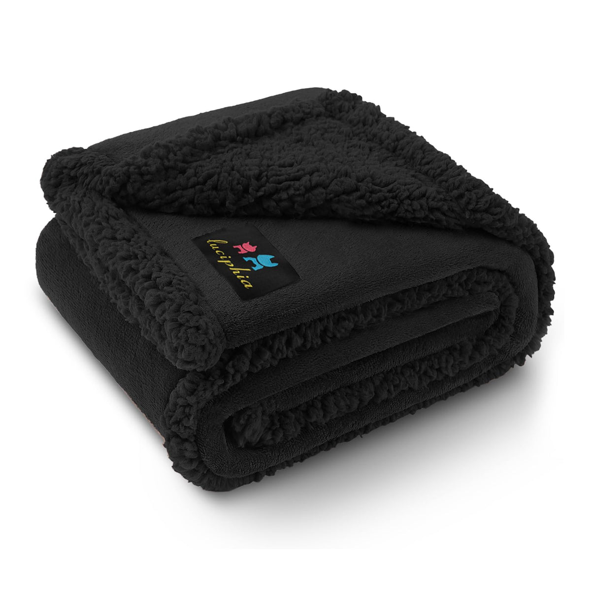 Luciphia Waterproof Blanket for Large Dog, Reversible Sherpa Couch Cover