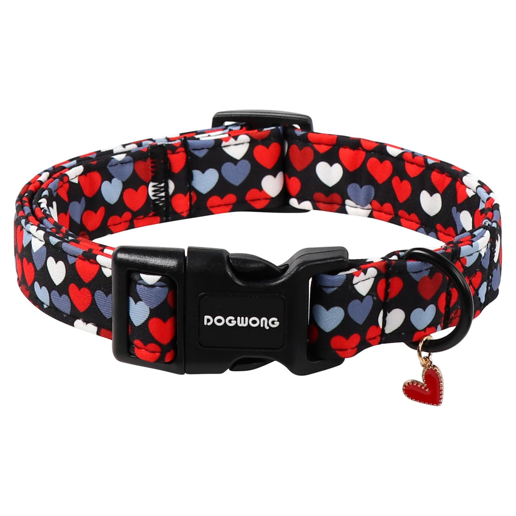 DOGWONG Fall Pumpkin Dog Collar- Cute Daisy Pumpkin Dog Collars Adjustable Orange Halloween Thanksgiving Dog Collar for Small Medium Large Dogs M — XS — L — M