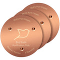 NNG 3 Pack Bird Bath Copper Disk, 99.9% Pure Copper Purification Disk