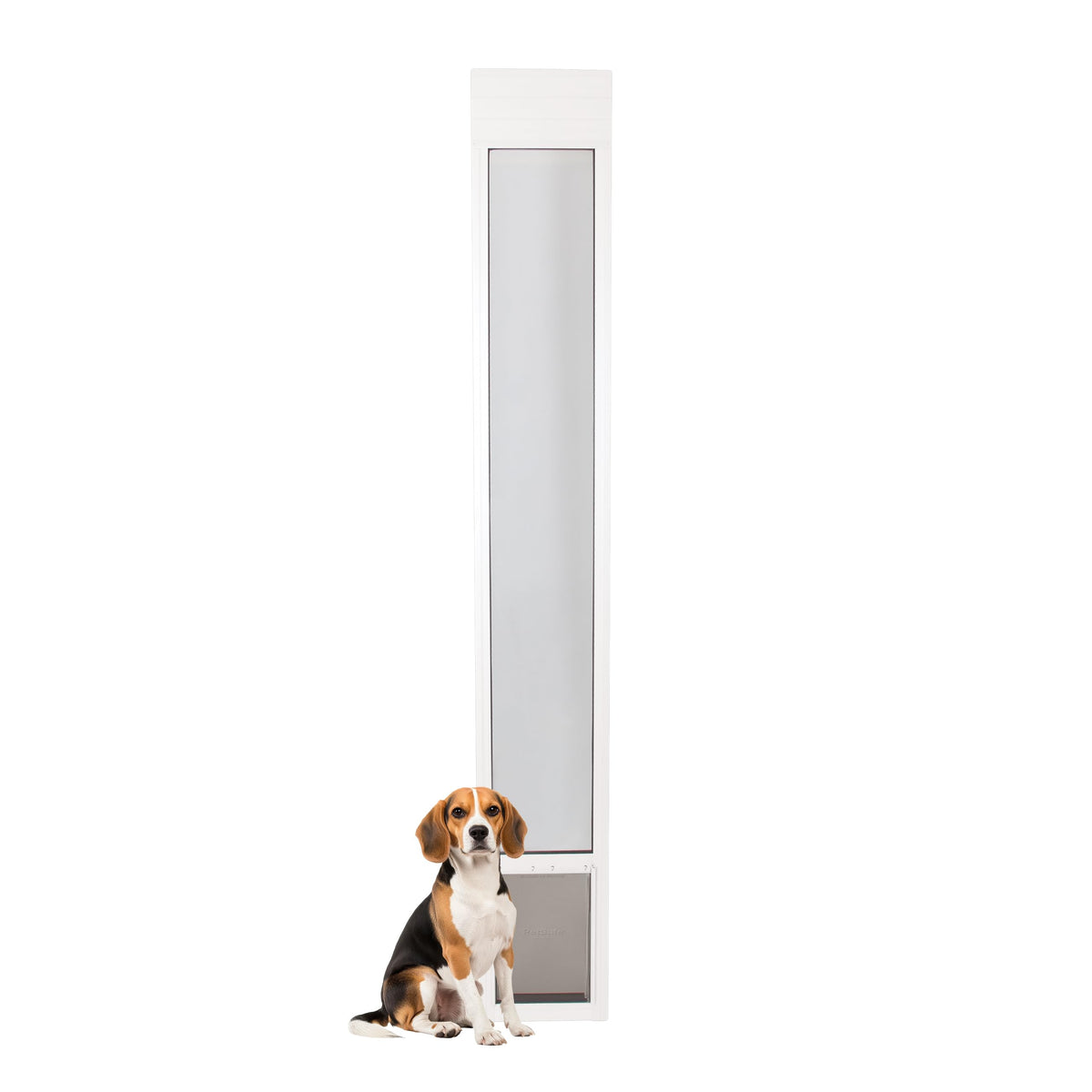 PetSafe Sliding Glass Pet Door, 1 Piece, Large-Tall Dogs to 130 lb, White