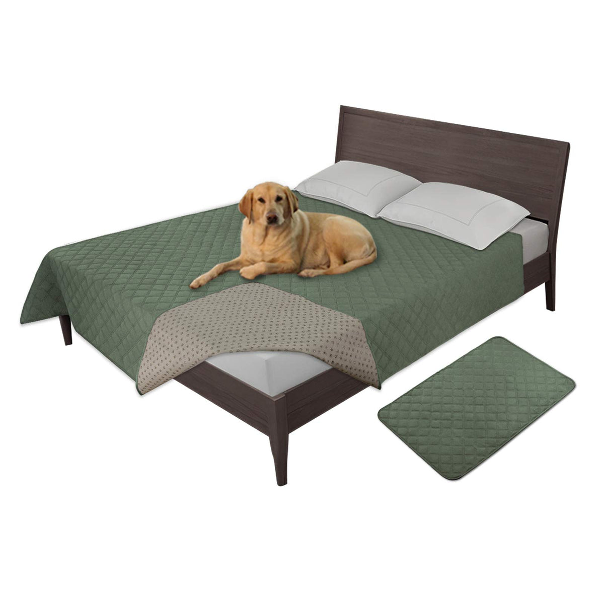 Easy-Going Waterproof Dog Bed Cover, Non-Slip Pet Blanket, 52x82in