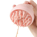 Silicone Cat Bath Brush, Pink