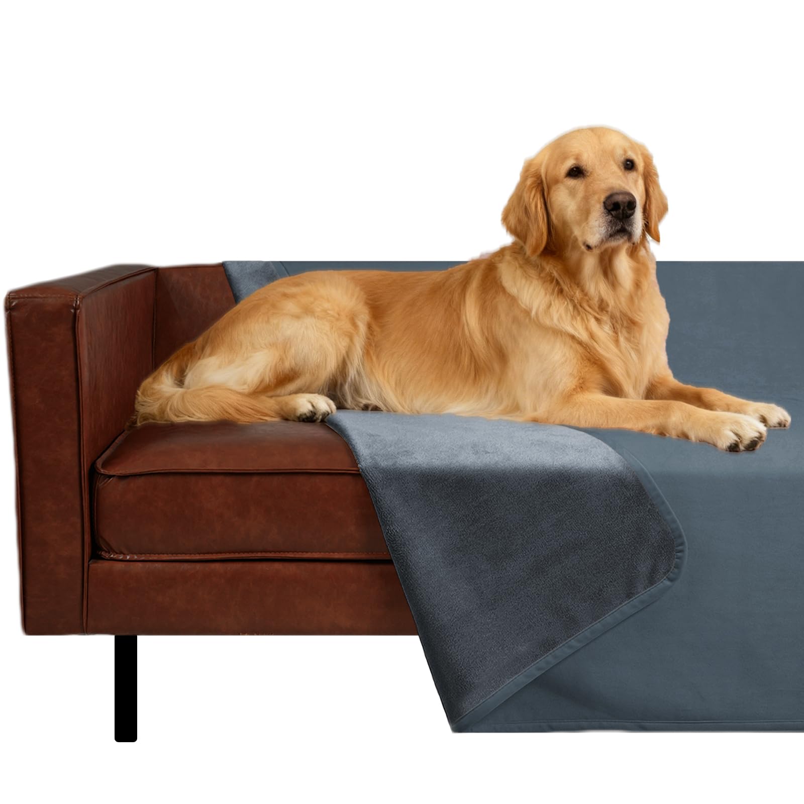 Ameritex Pet Bed Blanket Reversible 100% Waterproof Velvet Super Soft for Sofa and Bed