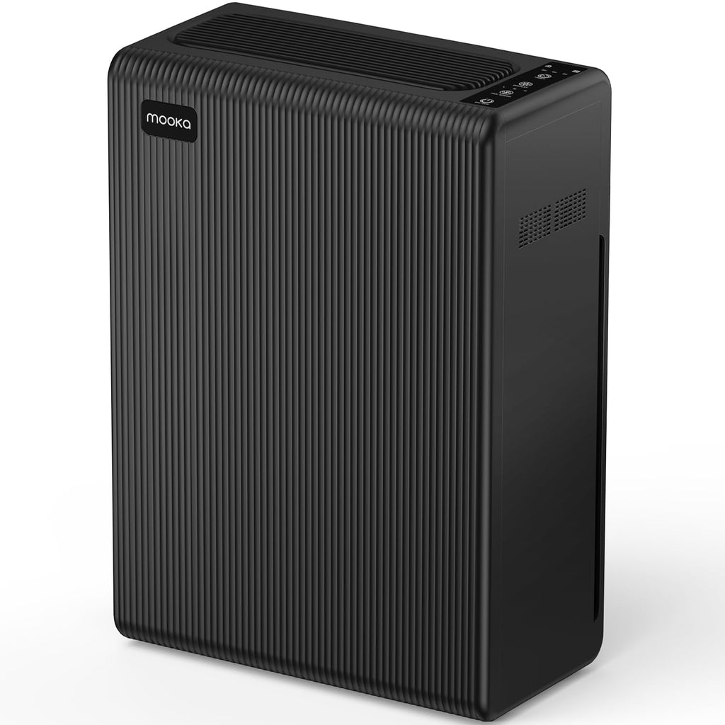 Air Purifiers for Home Large Room up to 2000ft², H13 HEPA Air Filter for Pets Hair Dander Smoke Pollen Dust, Non-Ozone, Portable Air Purifiers for Bedroom Office Living Room, E-300L(Black)