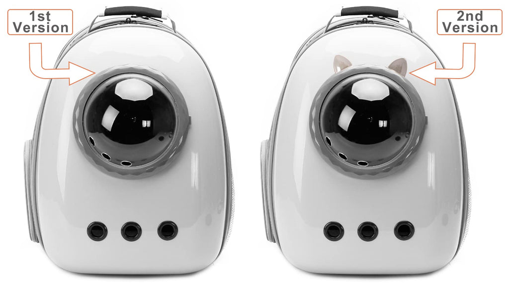 Back Expandable Cat Carrier Backpack, Backpack for Cats Kitten Small Puppy, Airline Approved Cat Bubble Backpack, Space Capsule Astronaut Carrier