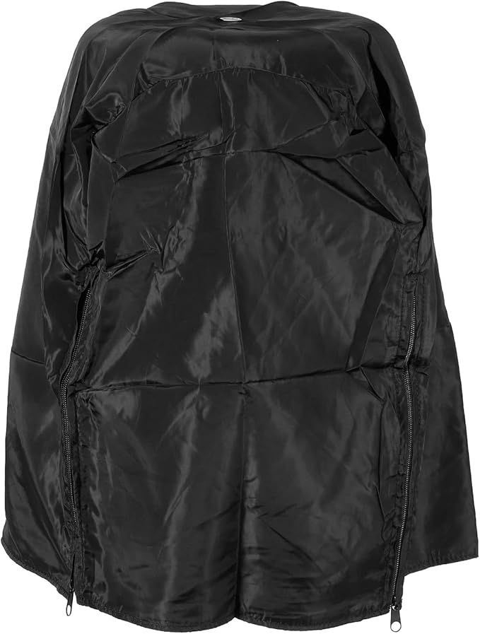 PATIKIL 12" Lx12 Wx17 H Bird Cage Cover, Nylon Rain-Proof Lightproof Shade Good Night Birdcage Cover with Zipper for 12 Inch Cage Parrot Pigeon, Black
