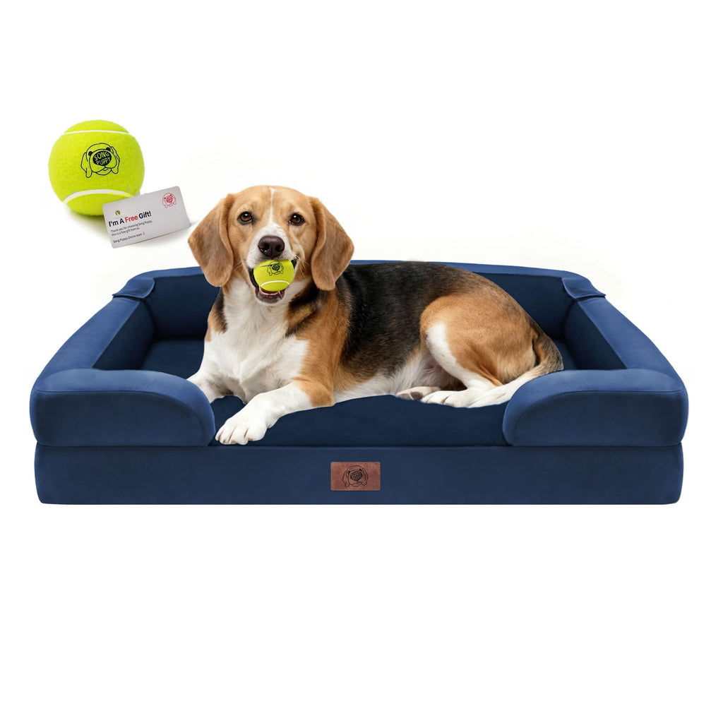 Song Puppy Waterproof Orthopedic Dog Bed for Medium Large Sized Dogs