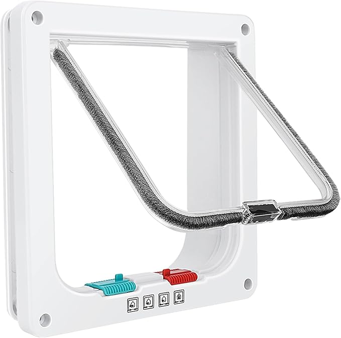 Lessmon Cat Door Flap for Interior Exterior Doors, Outer 11x9.8x0.78in, XL