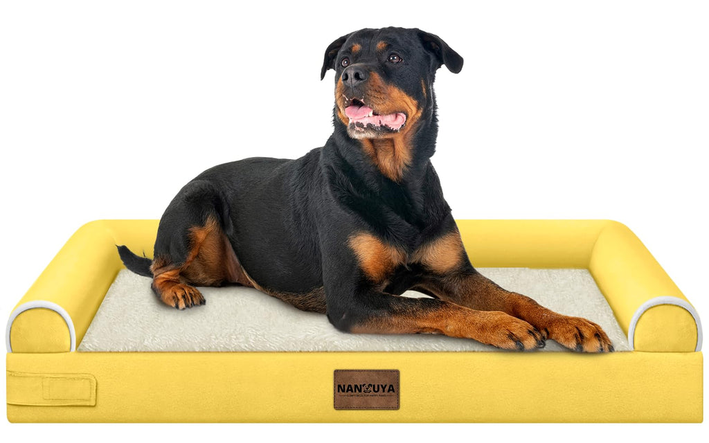 NANUYA Orthopedic Dog Bed for XX-Large Dogs, 44 x 34 Inch, Ginger