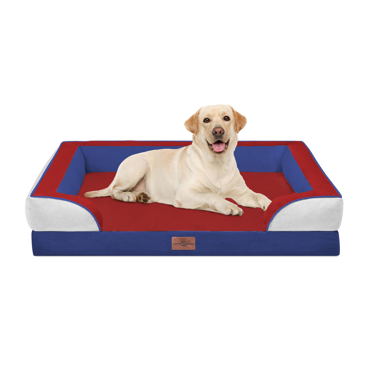 Comfort Expression Waterproof Orthopedic Dog Bed for Extra Large Dogs