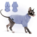 JL WarmPaws Sphynx Cat Clothes Fleece Cats&Small Dogs Pullover Sweater