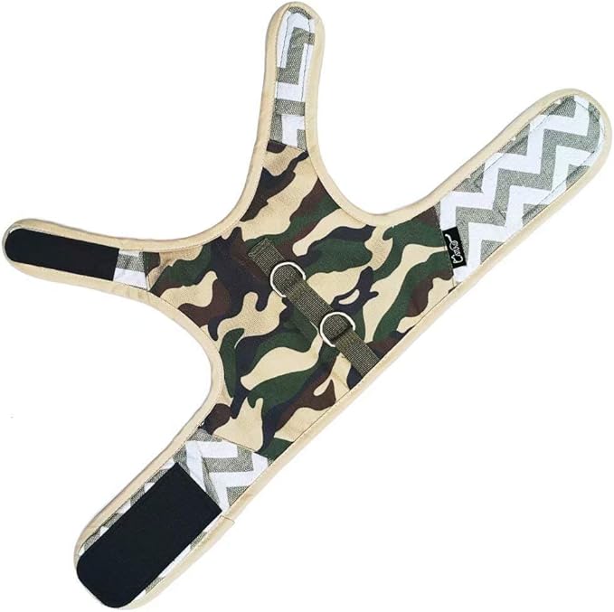 YIZHI MIAOW Cat Harness and Leash Set Escape Proof, Camo Green, Medium
