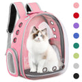 Pet Backpack Carrier,Bubble Backpack Cat Carrier,Pets and Small Dogs,Space Capsule Pet Carrier for Traveling, Walking, Hiking and Outdoor Activities (Pink)