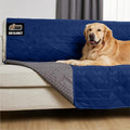 GORILLA GRIP Waterproof Couch Cover for Dogs, Gripped Slip Resistant Backing, Leak Proof Washable Dog Blanket Covers Sofa, Bed, Sectional, Crate, Car, RV Seats, Pet Puppy Essentials, 30x70 Navy