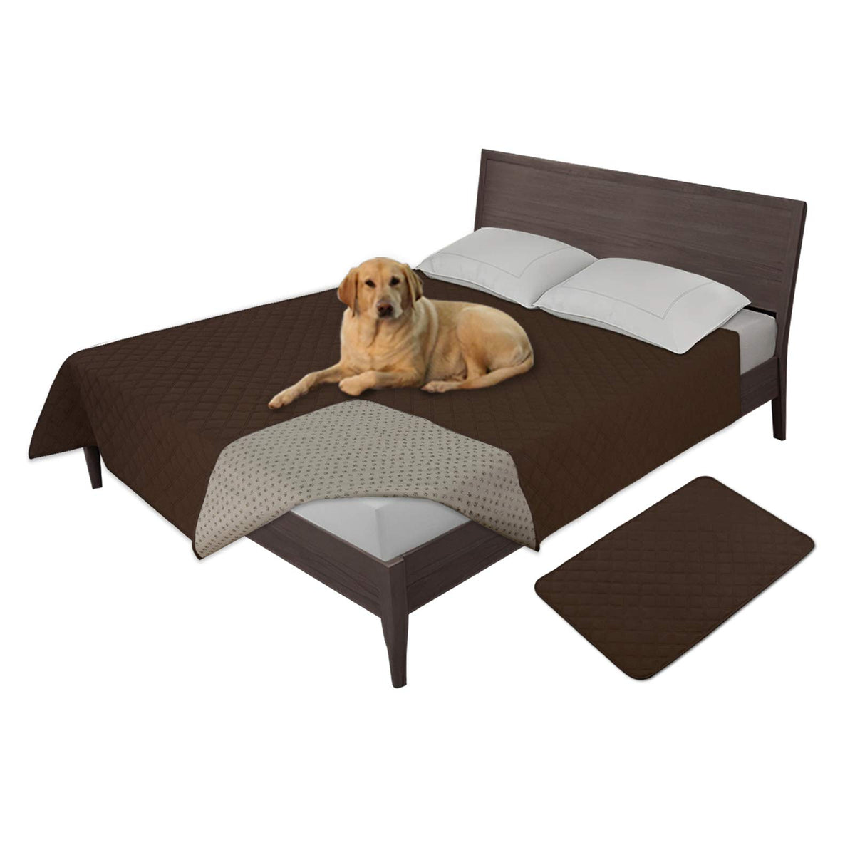 Easy-Going Waterproof Dog Bed Cover, Non-Slip Pet Blanket, 52x82in
