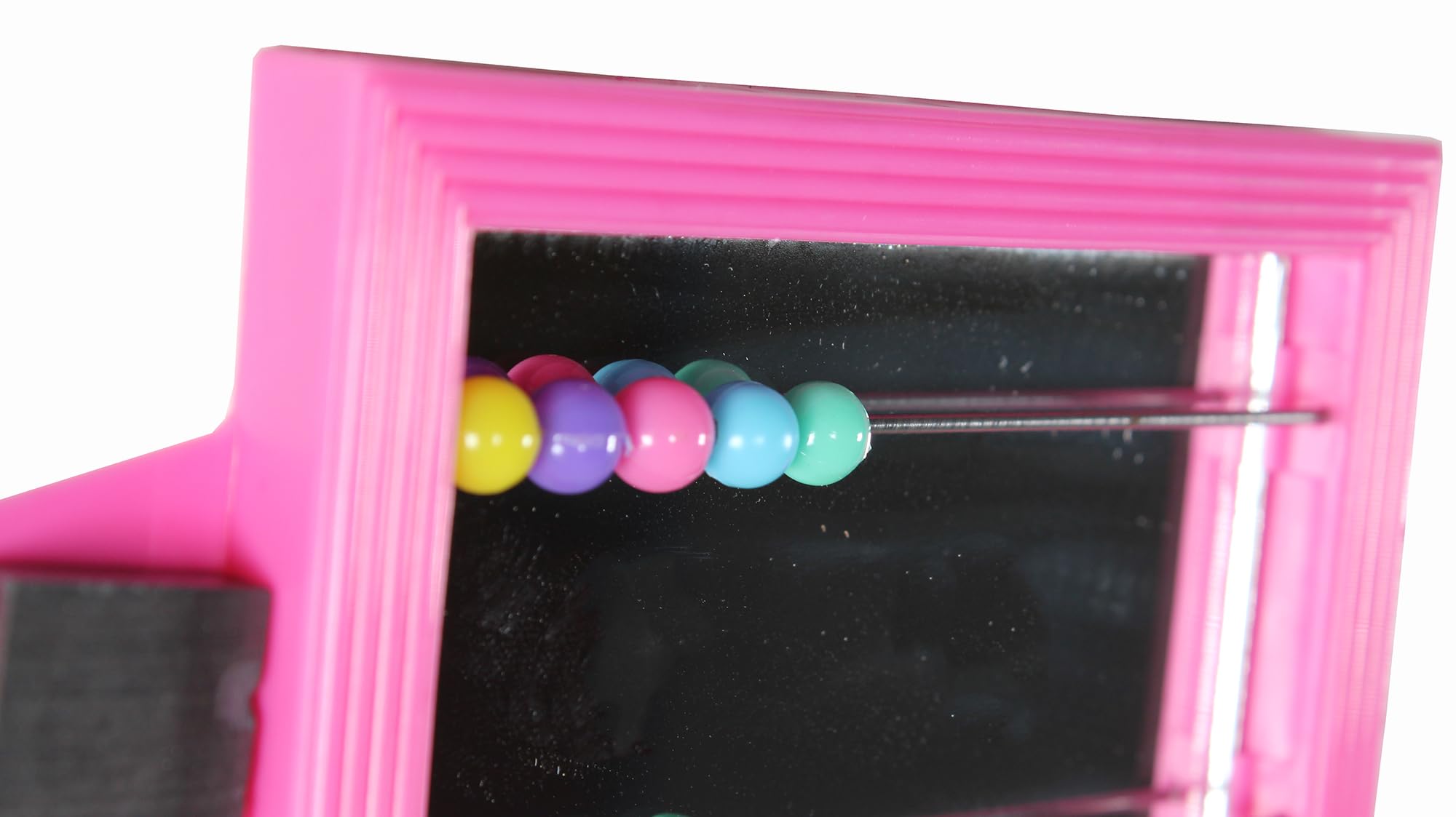 Penn-Plax Bird Life - Mirror with Beads Toy | Easy to Attach to Any Bird Cage | Keep Your Birds Entertained and Stimulated (BA507)