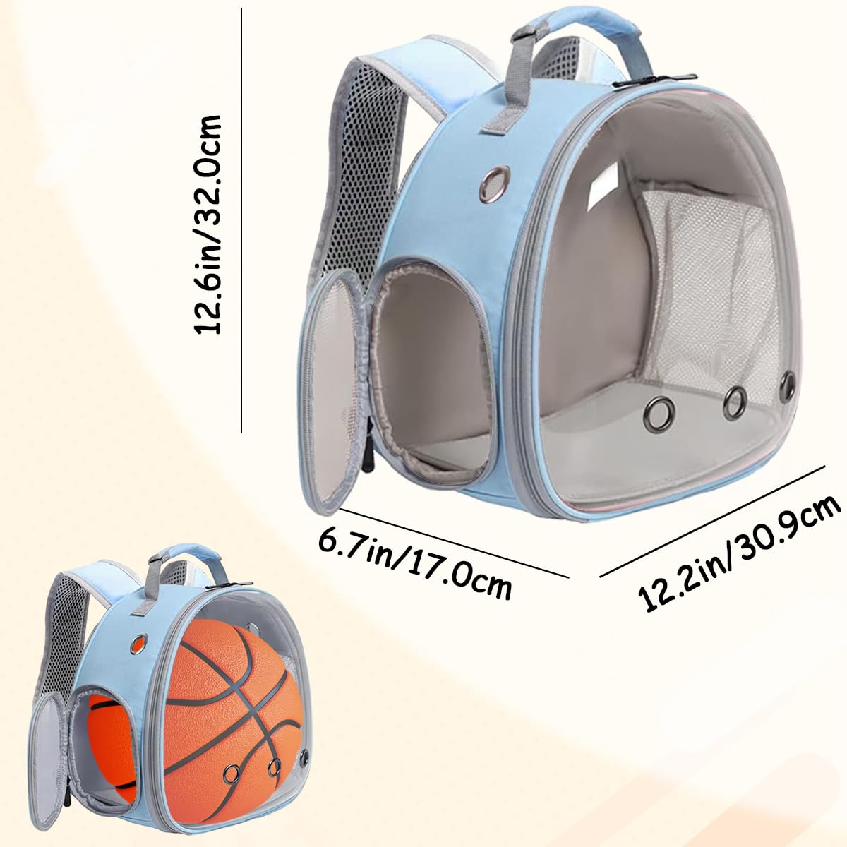 Guinea Pig Carrier, Small Animal Bird Rabbit Turtle Carrier Bag, African Hedgehog Portable Travel Carrier Outdoor Hangbag, Bird Rabbit Guinea Pig Squirrel Carrier