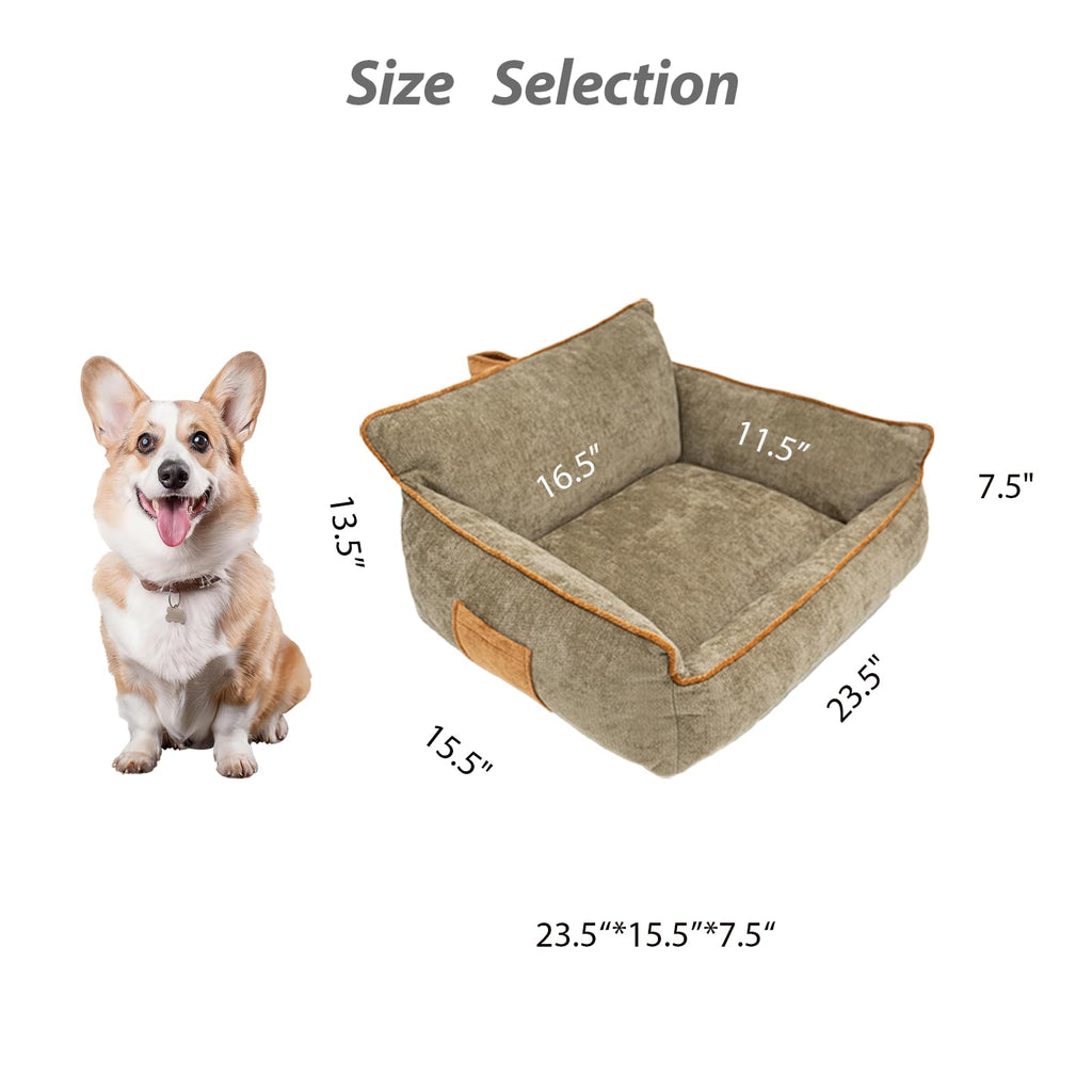 RAFASAFA Pet Beds for Medium Dogs,Dog Beds Medium Sized Dog,Waterproof Dog Bed,M(23.5"x15.5"x13.5")