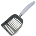 Frxat Cat Litter Scoop, Kitty Metal Scooper, Aluminum Alloy Sifter, Kitten Pooper Lifter, Deep Shovel, Long Handle, Poop Sifting, Durable, Heavy Duty, for Litter Box
