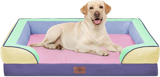 Comfort Expression Waterproof Orthopedic Dog Beds for Extra Large Dog — 42.0"L x 30.0"W x 8.5"Th