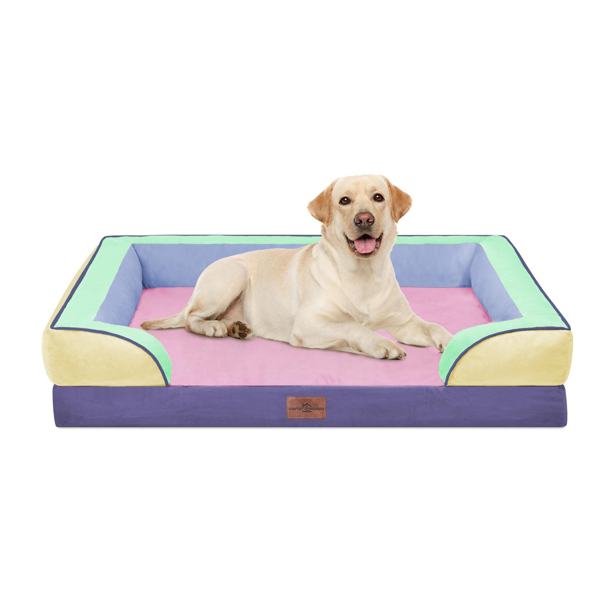 Comfort Expression Waterproof Orthopedic Dog Bed for Extra Large Dogs