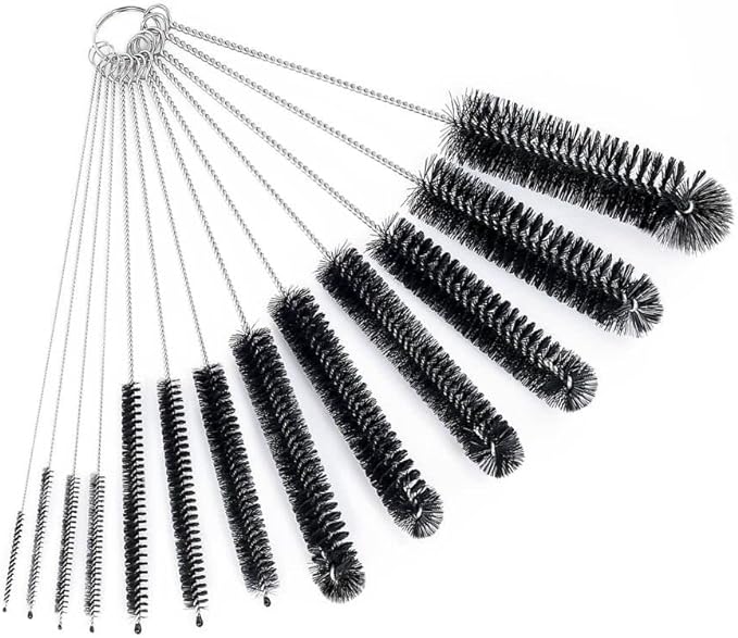 CiaraQ Bottle Cleaning Brushes, 8 Inch Nylon Tube Brush Set