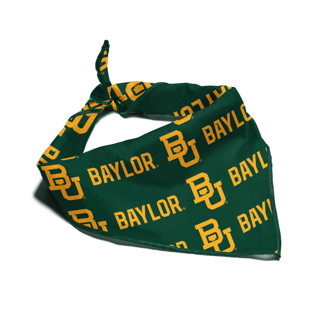 Baylor Bears Officially Licensed Bandana for Dogs and Cats | Fits Pets Great Gift Idea | Easy-to-Tie (Large, 28")