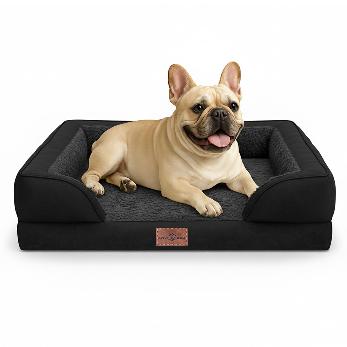 Comfort Expression Waterproof Orthopedic Dog Bed for Medium Size Dog