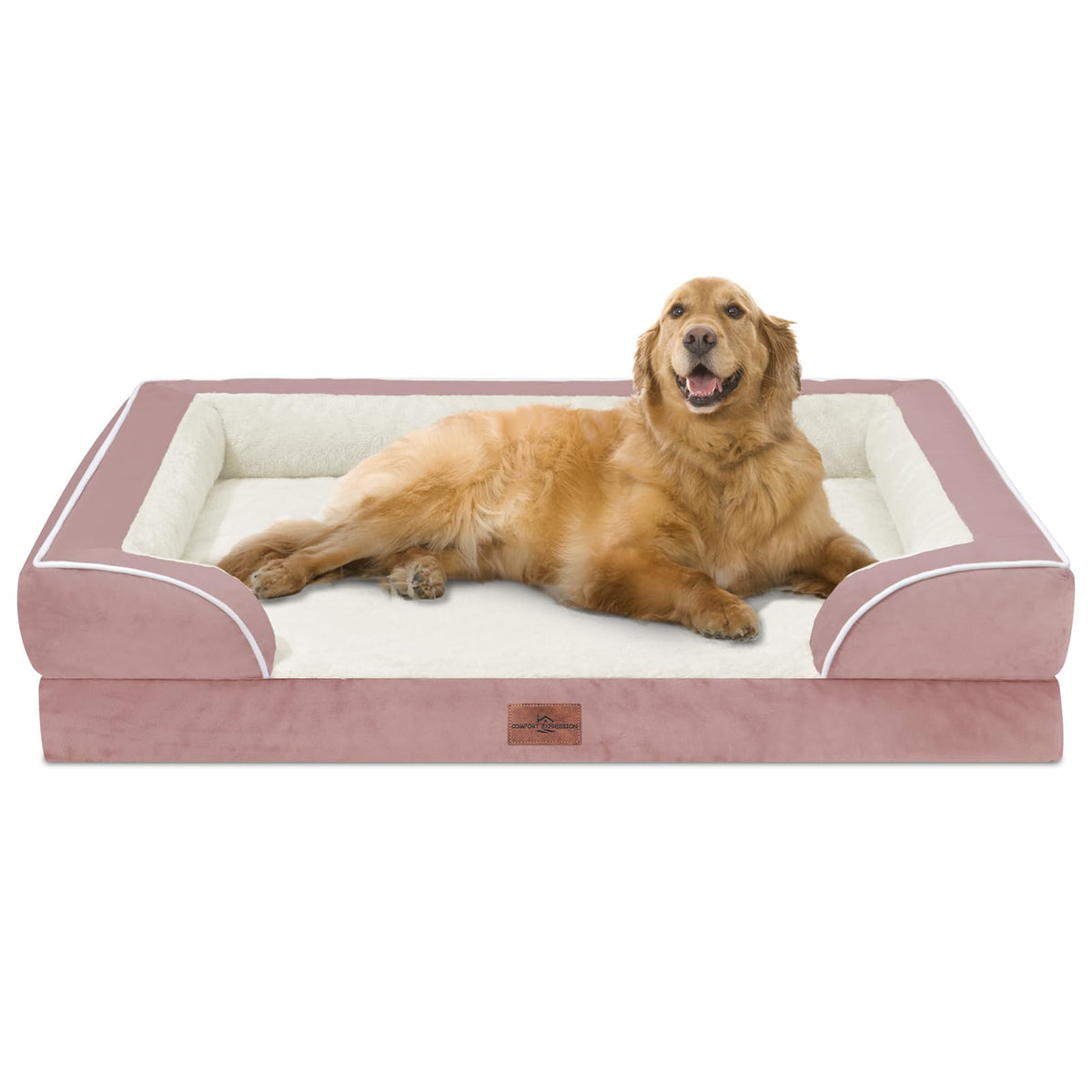 Comfort Expression Waterproof Orthopedic Dog Bed for Extra Large Dogs