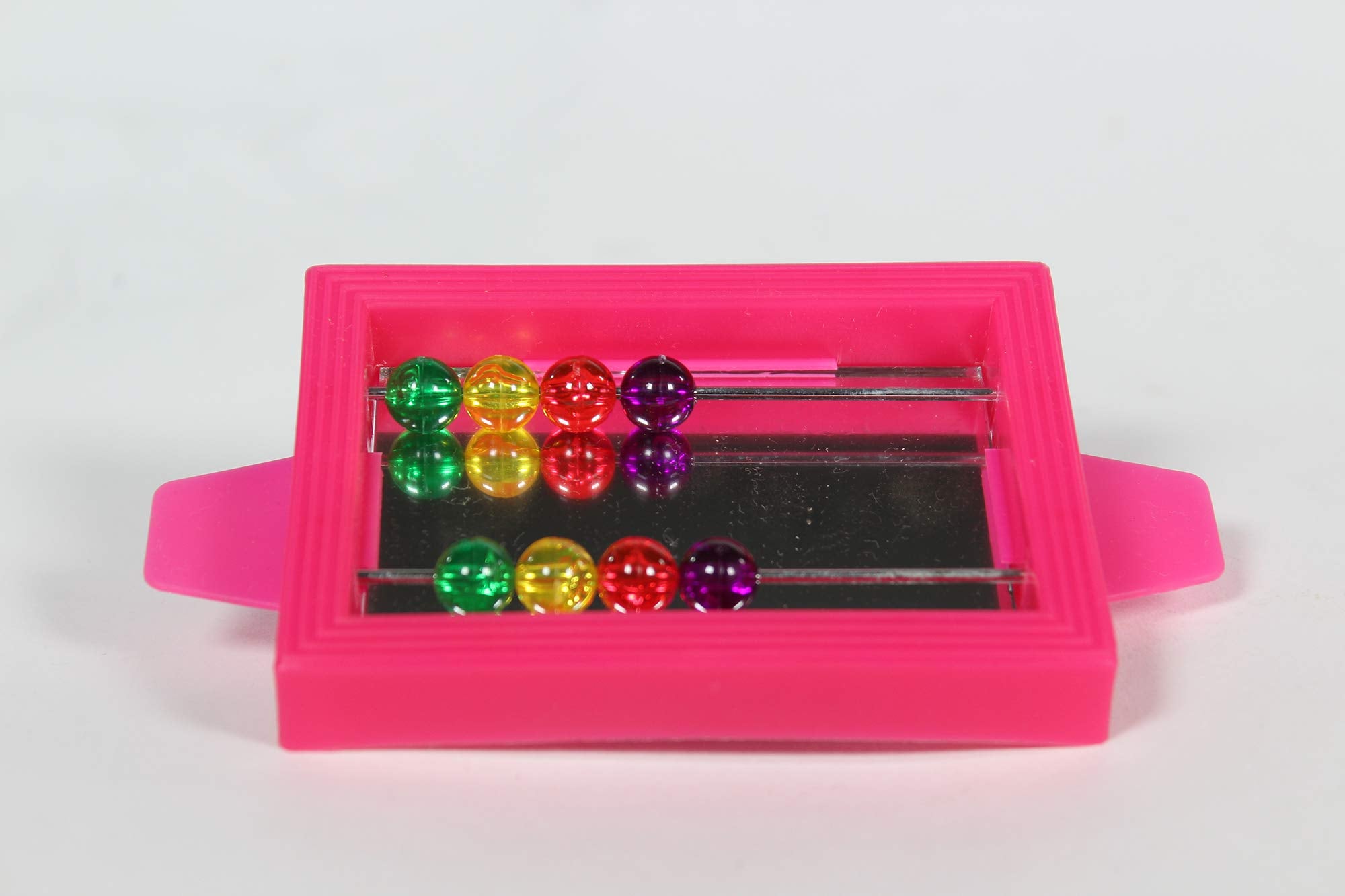 Penn-Plax Bird Life - Mirror with Beads Toy | Easy to Attach to Any Bird Cage | Keep Your Birds Entertained and Stimulated (BA507)