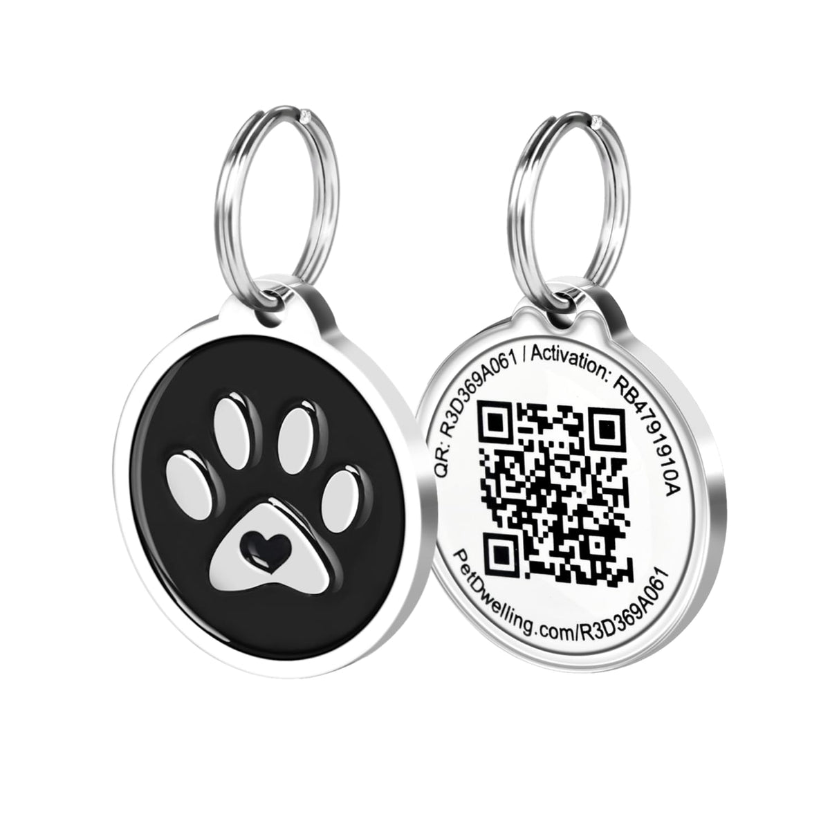 Pet Dwelling Easy Scan QR Code Pet ID Tag for Dogs & Cats | Instant Owner Contact | Real-Time Scan Alerts | Digital Pet Profile | Lost Pet Identification