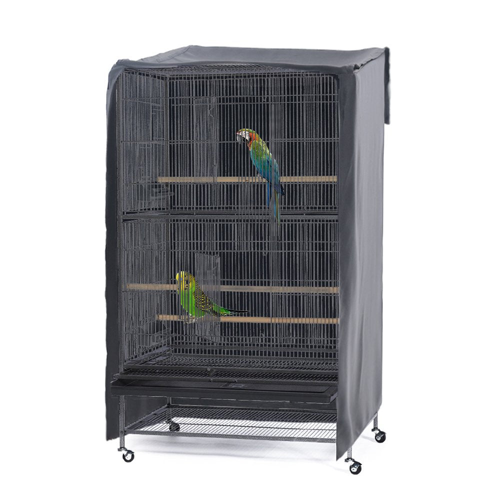 PONY DANCE Pets Product Universal Birdcage Cover Blackout & Breathable Birdcage Cover for Pets' Good Night, Small, Black, 21 Inches L x 21 W x 28 H