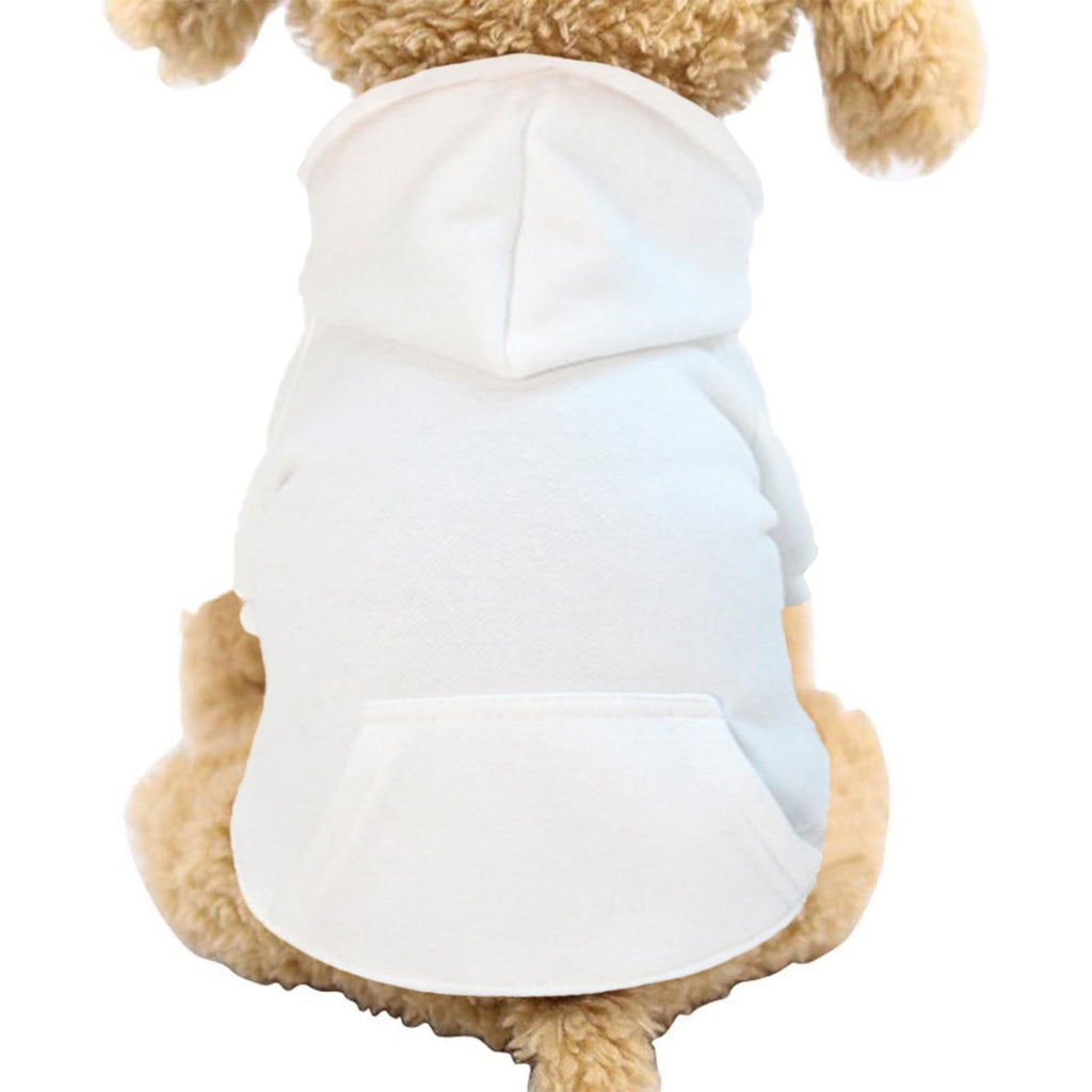 Soft Dog Hoodies for Small Dogs, Warm Fleece Puppy Clothes with Pocket