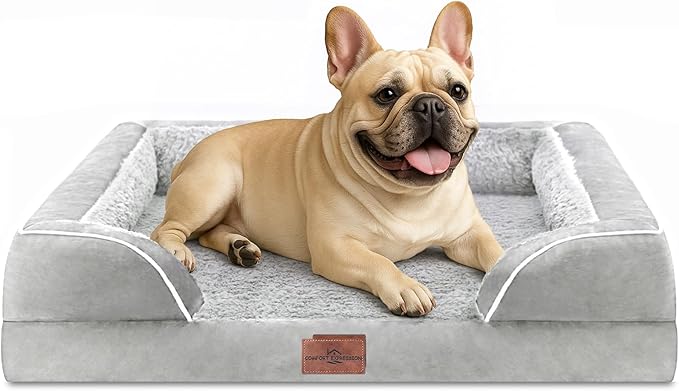 Comfort Expression Waterproof Orthopedic Dog Bed for Medium Size Dog