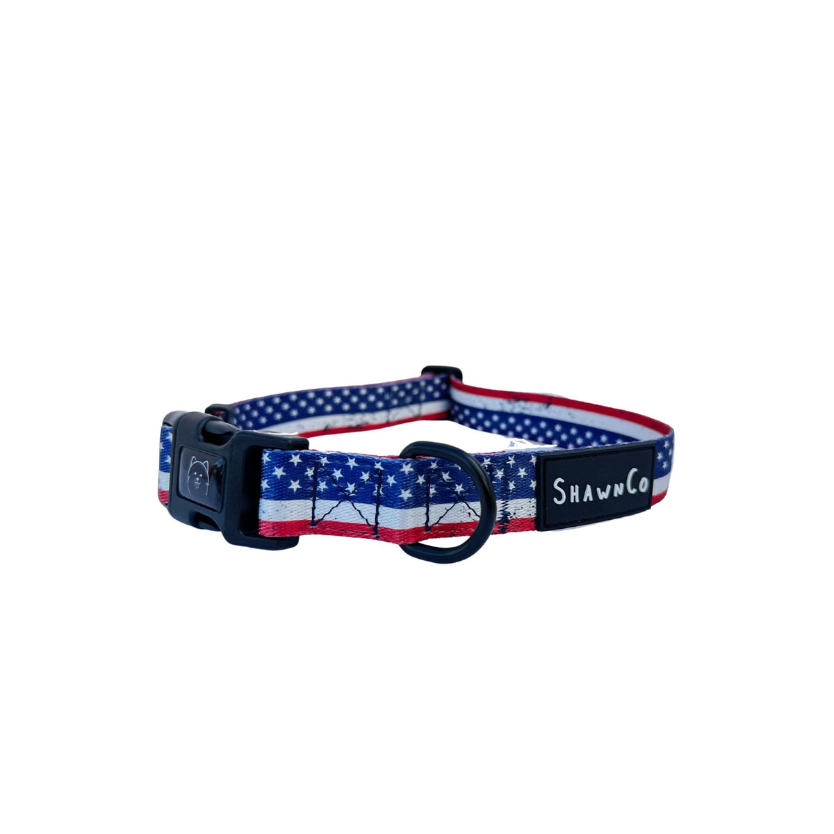 ShawnCo Dream Walk Dog Collar (USA Flag, S)